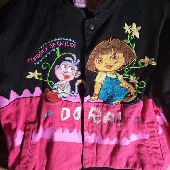 Dora the explorer jh design jean jacket - Picture 2 of 7